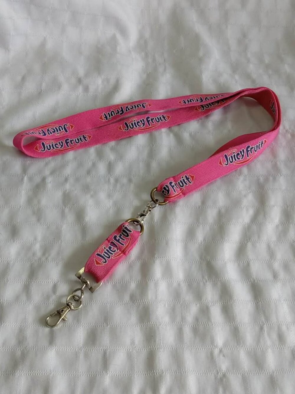 Vintage JucyFruit identification strap/lineyard/idcord